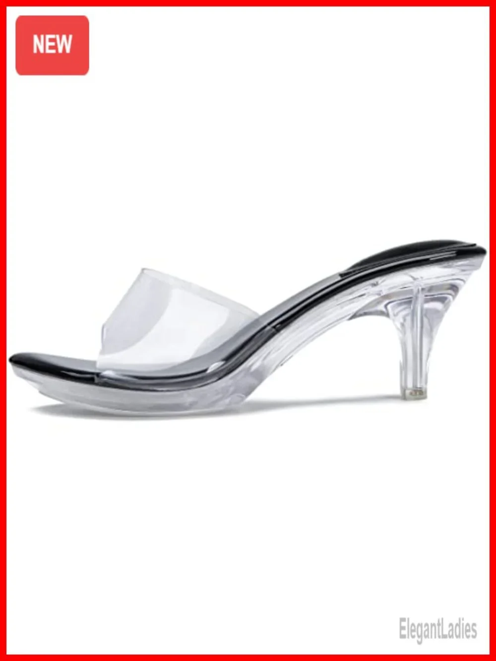 Clear Heels for Women Little Platform Stiletto Open Toe Dress Sandals